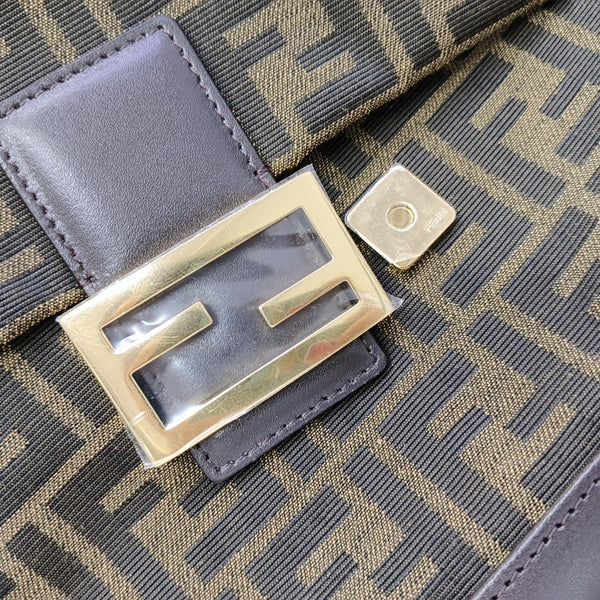 Fabric Backpack Brown