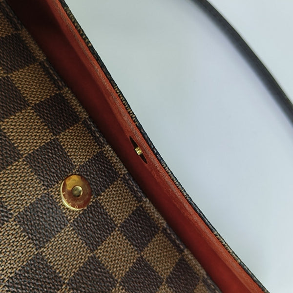 RECOLETA Damier Ebene Coated Canvas Brown