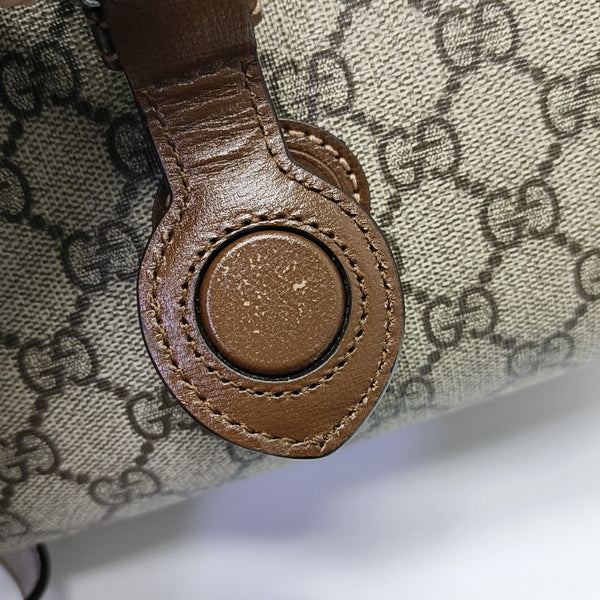 Retro Mini Monogram Coated Canvas Beige