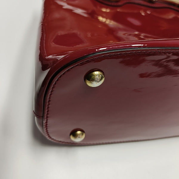 Bright Bit Patent Leather Red