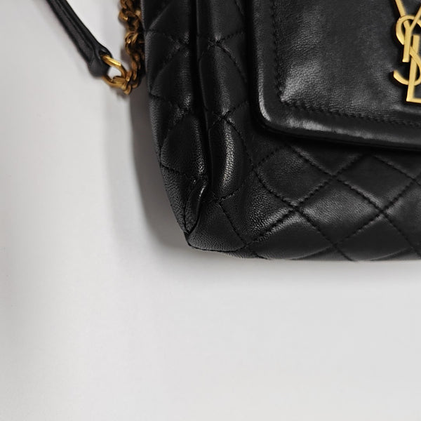 NOLITA Mini Quilted Lambskin Black
