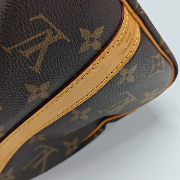 SPEEDY 25 Monogram Coated Canvas Brown