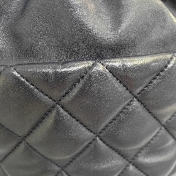 Quilted Lambskin Shoulder Bag Blue