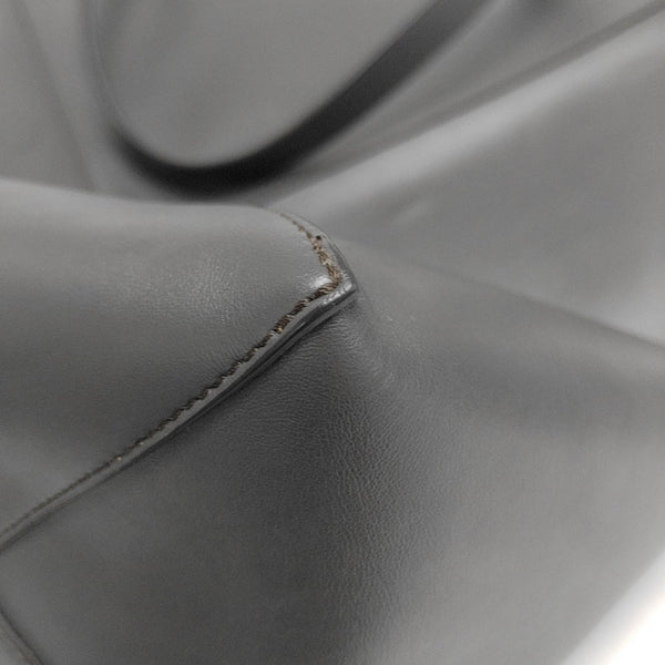 Puzzle Fold Large Calfskin Gray