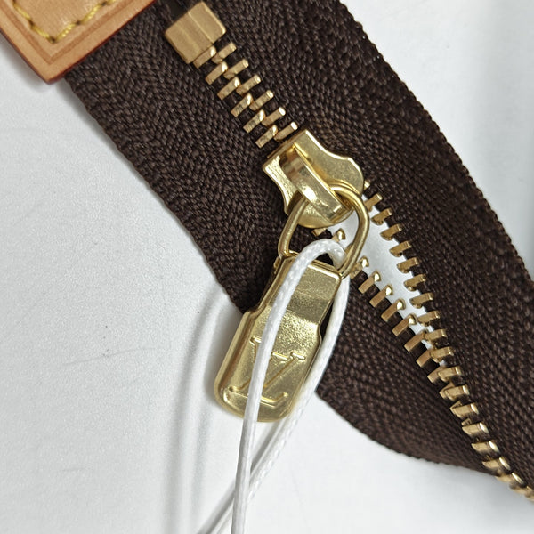 TOILET POCKET 19 Monogram Coated Canvas Brown