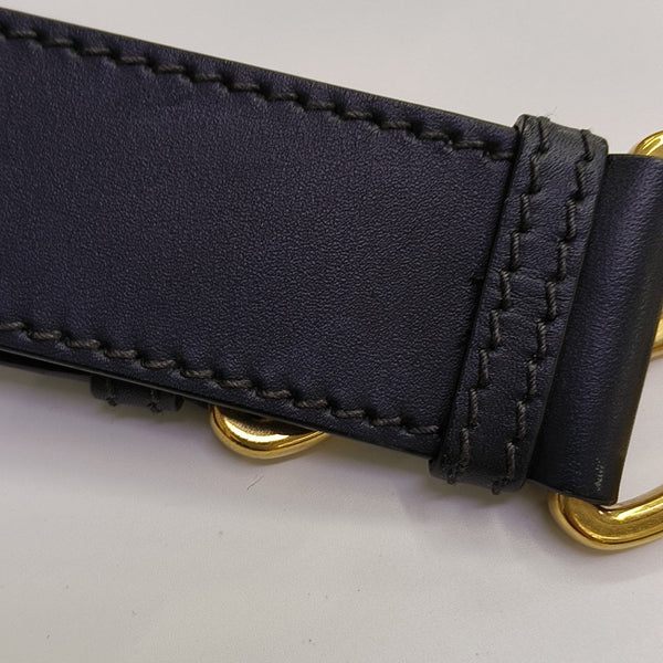 30 Montaigne Mini Oblique Canvas Blue