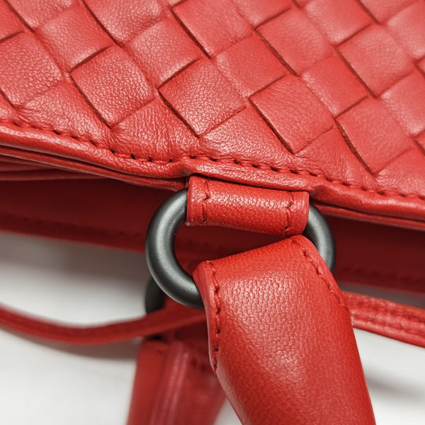 Lambskin Tote Bag Red