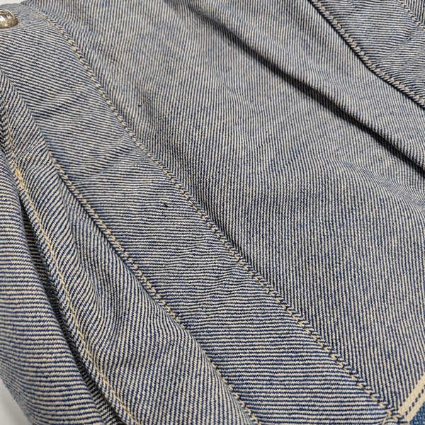 Canvas Top Handle Bag Blue