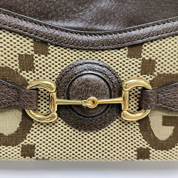 Horsebit 1955 Mini Monogram Canvas Beige