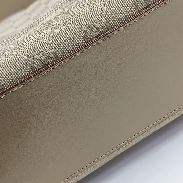 Monogram Canvas Top Handle Bag Beige