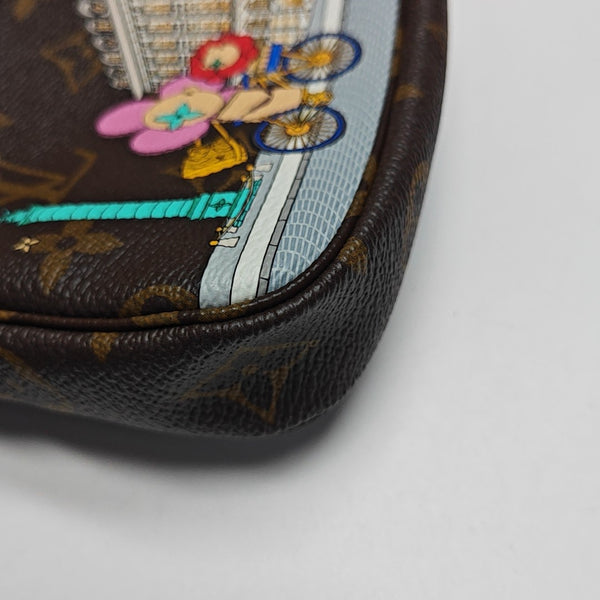 ACCESSOIRES Monogram Coated Canvas Brown
