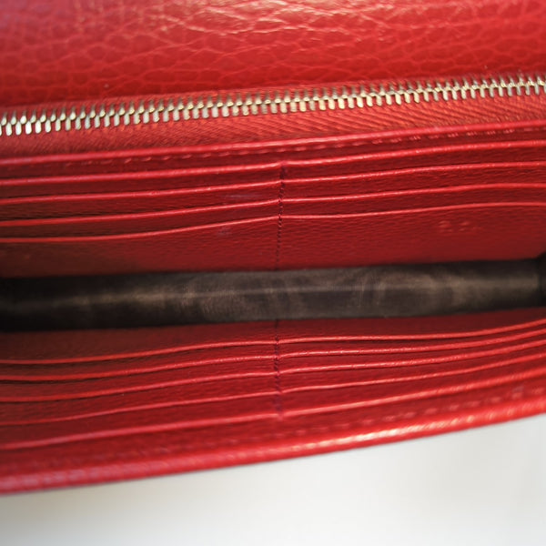 Calfskin Shoulder Bag Red