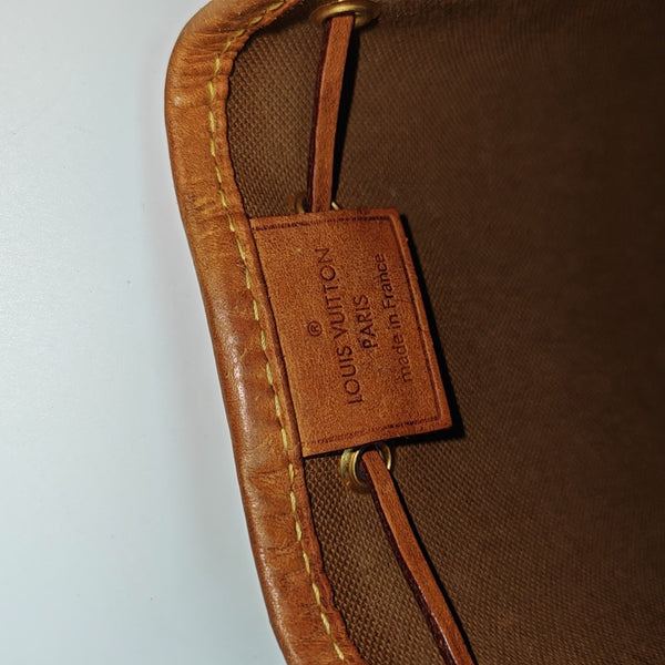NÉONOÉ Nano Monogram Coated Canvas Brown
