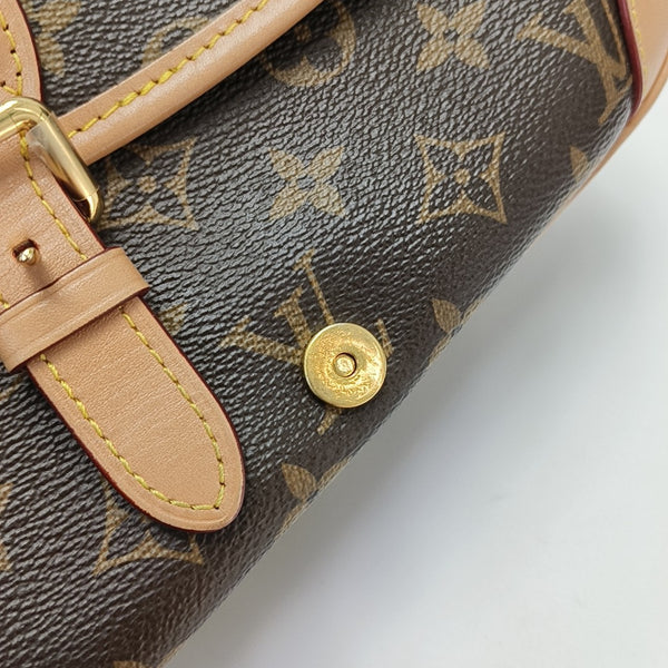 DIANE Monogram Coated Canvas Brown