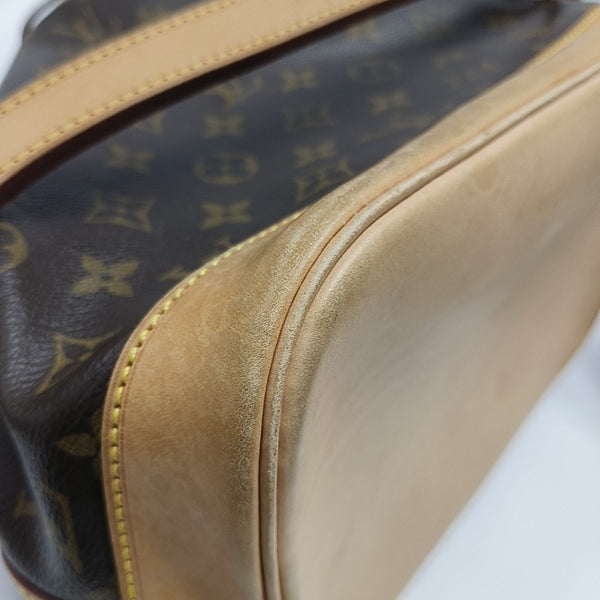 NOÉ MM Monogram Coated Canvas Brown
