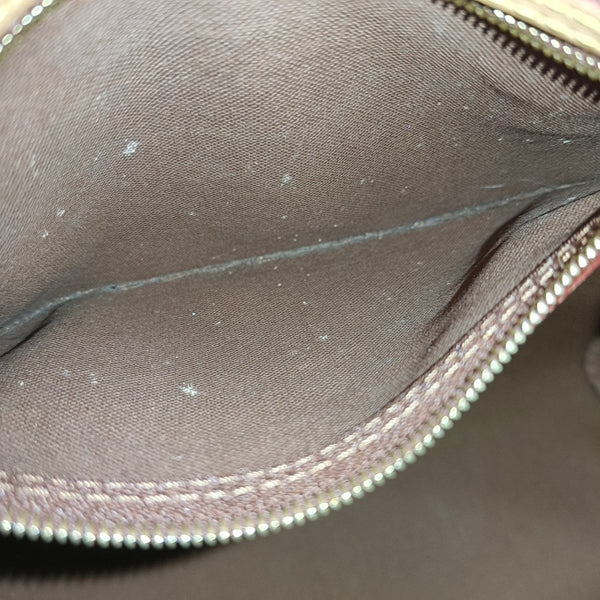 Authenticated pre-owned SPEEDY 30 Monogram Coated Canvas Brown - Top Handle Bag at Looply