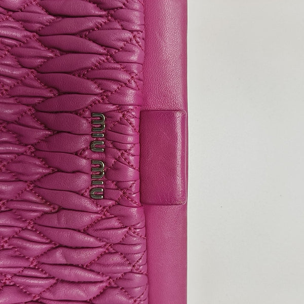 Matelassé Quilted Lambskin Pink