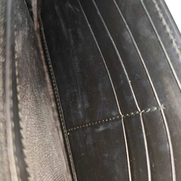 Interlocking G Small Monogram Calfskin Black Wallet