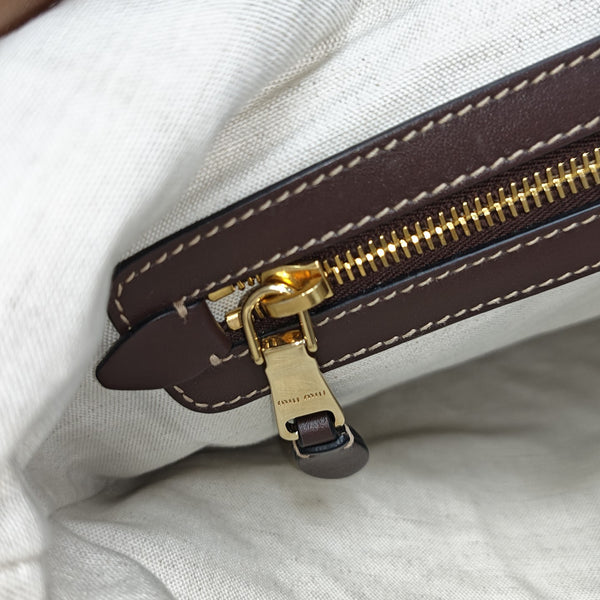 IVY Large Calfskin Brown