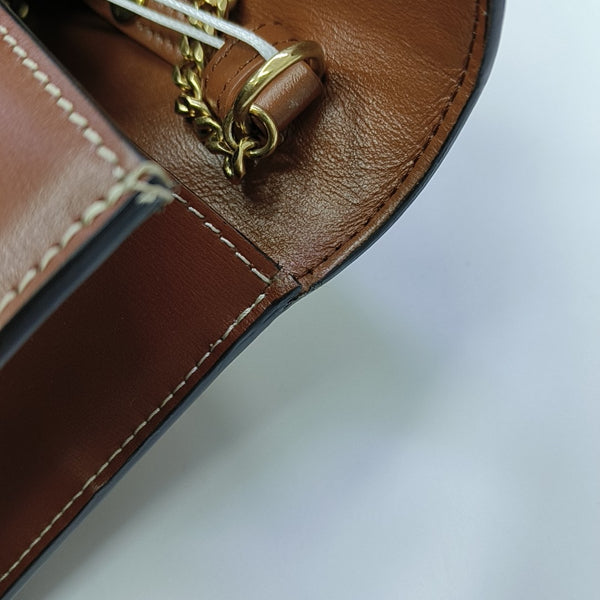 TRIOMPHE Small Calfskin Brown