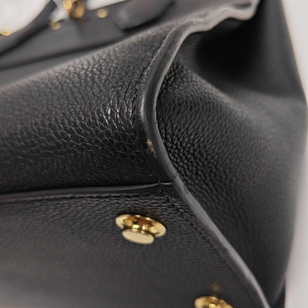 CITY STEAMER MM Calfskin Black