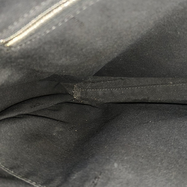 Coated Canvas Shoulder Bag Brown