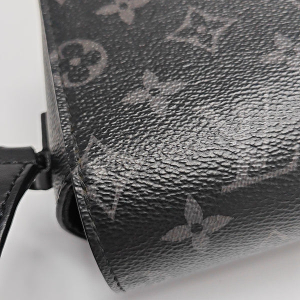 STEAMER Mini Monogram Coated Canvas Black