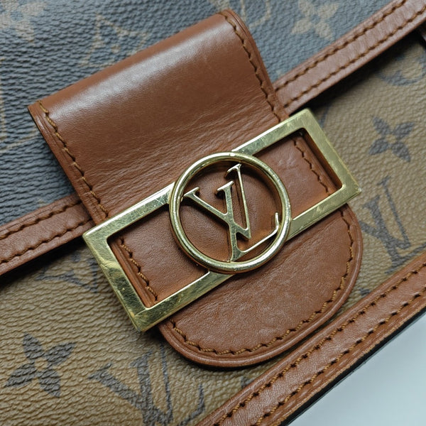 DAUPHINE Mini Monogram Coated Canvas Brown