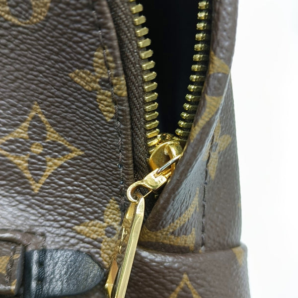 PALM SPRINGS PM Monogram Coated Canvas Brown