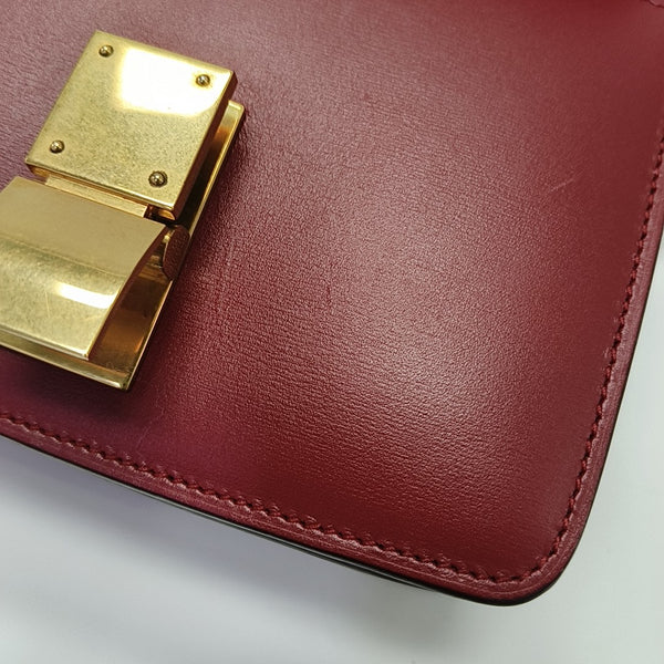CLASSIC BOX Mini Calfskin Red