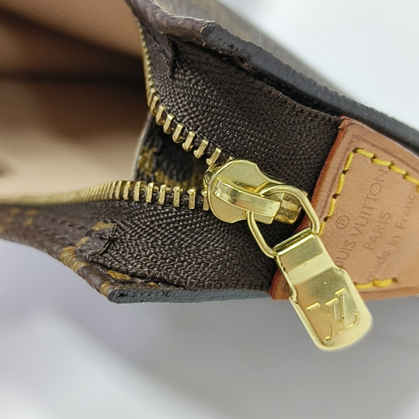 BUCKET Monogram Coated Canvas Brown