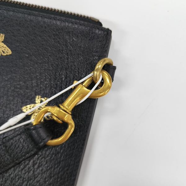 Bee Web Calfskin Black