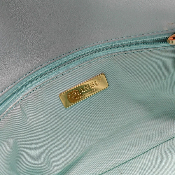 CHANEL 19 Small Quilted Lambskin Blue