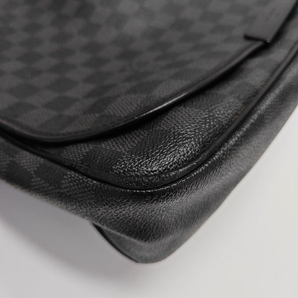DANIEL MM Damier Graphite Coated Canvas Gray