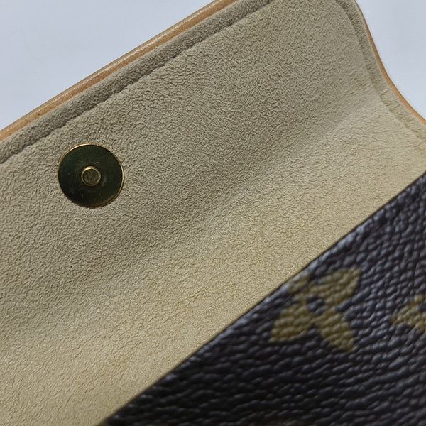 FLORENTINE Monogram Coated Canvas Brown