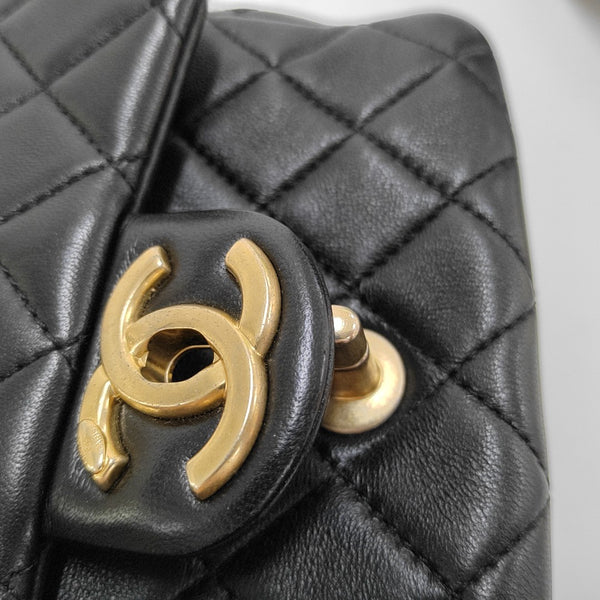 CLASSIC FLAP Mini Quilted Lambskin Black