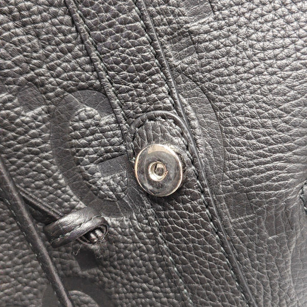 Monogram Calfskin Backpack Large Black