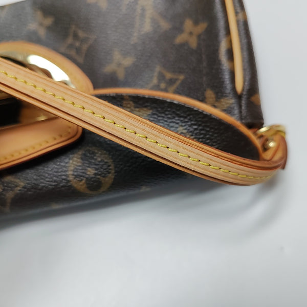 BEVERLY Monogram Coated Canvas Brown