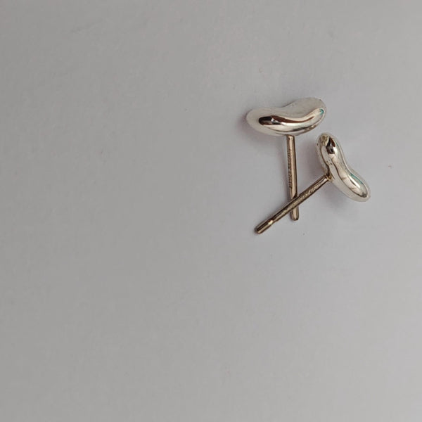 Elsa Peretti 925 Sterling Silver Stud Earrings