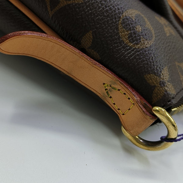 TURENNE Monogram Coated Canvas Brown
