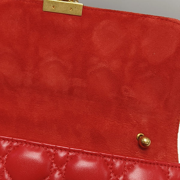 Dioraddict Cannage Lambskin Red
