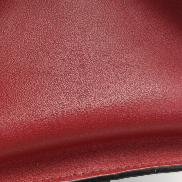 Monochrome Calfskin Red