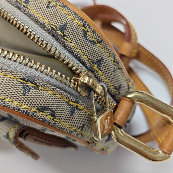 JULIETTE Mini Monogram Denim Gray