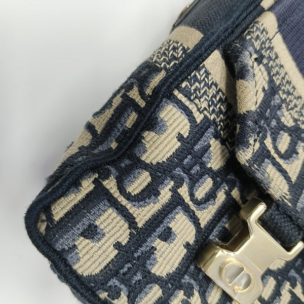 Diorcamp Small Oblique Canvas Blue