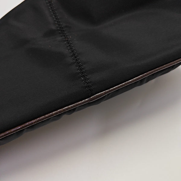 Nylon Shoulder Bag Black