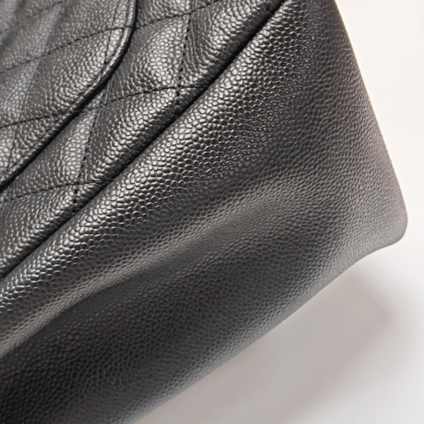 CHANEL PETITE Quilted Grained Calfskin Black