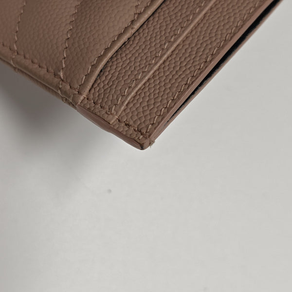 MONOGRAM Calfskin Pink Card Holder