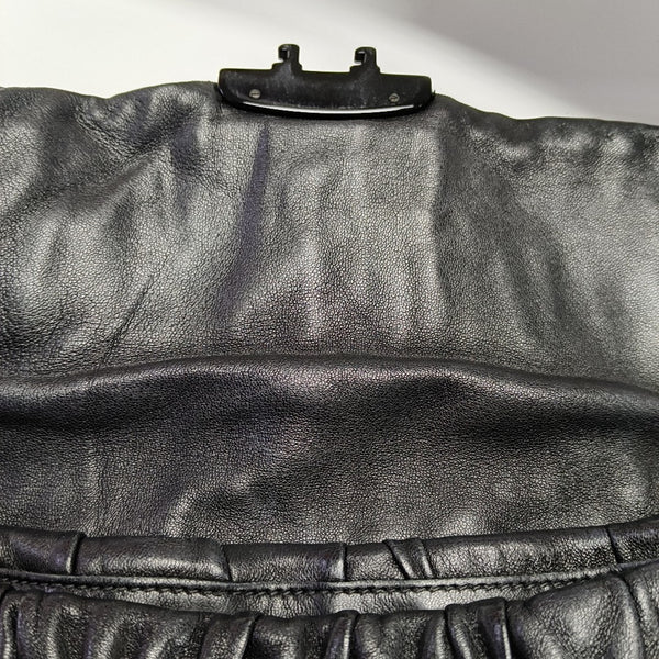 Gaufre Quilted Lambskin Black
