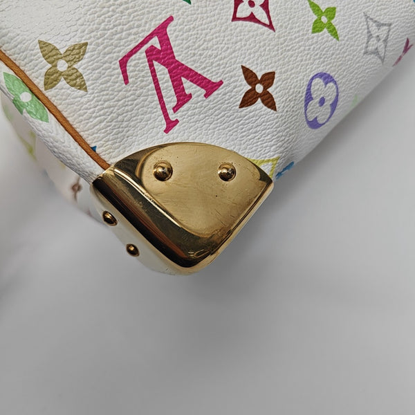 SPEEDY 30 Monogram Coated Canvas White