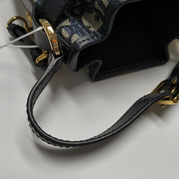 C'est Dior Small Oblique Canvas Blue